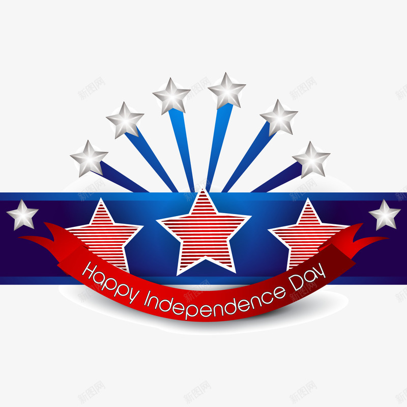 独立日矢量图eps免抠素材_88icon https://88icon.com 星星 条纹 美国 节日 矢量图