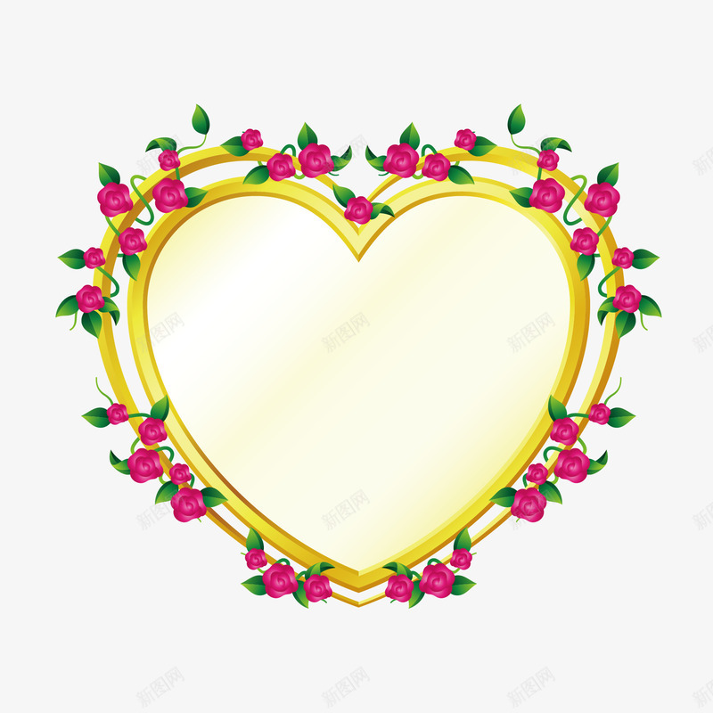 缤纷节日元素矢量图ai免抠素材_88icon https://88icon.com 元素 桃心 缤纷 节日 花朵 花环 矢量图