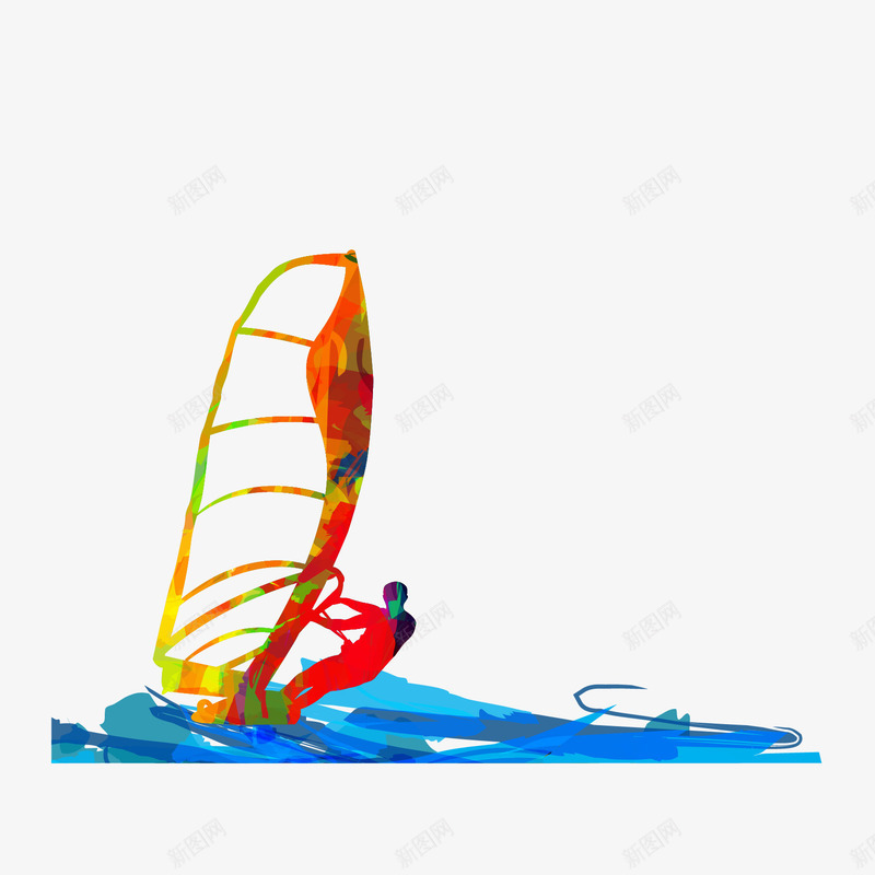 潮流时尚滑浪风帆图案png免抠素材_88icon https://88icon.com 图案 时尚 滑浪风帆 潮流 潮流时尚滑浪风帆图案