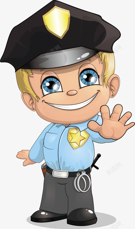 警察矢量图ai免抠素材_88icon https://88icon.com 人物 元素 办公 商务 图案 工作 生活 角色 矢量图