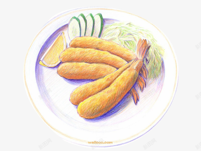 盘装鸡柳棒png免抠素材_88icon https://88icon.com 彩绘 手绘 棒 炸鸡 盘装 鸡柳 鸡胸肉 黄瓜