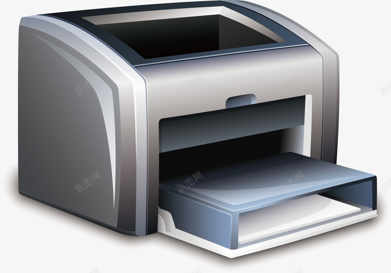 卡通打印机矢量图ai免抠素材_88icon https://88icon.com 3D打印机 微信打印机 打印 打印机 打印机耗材 精致 针式打印机 矢量图