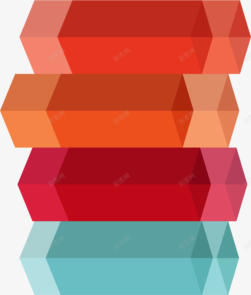 纸折横幅矢量图ai免抠素材_88icon https://88icon.com PPT商务 PPT素材 彩条 装饰 矢量图