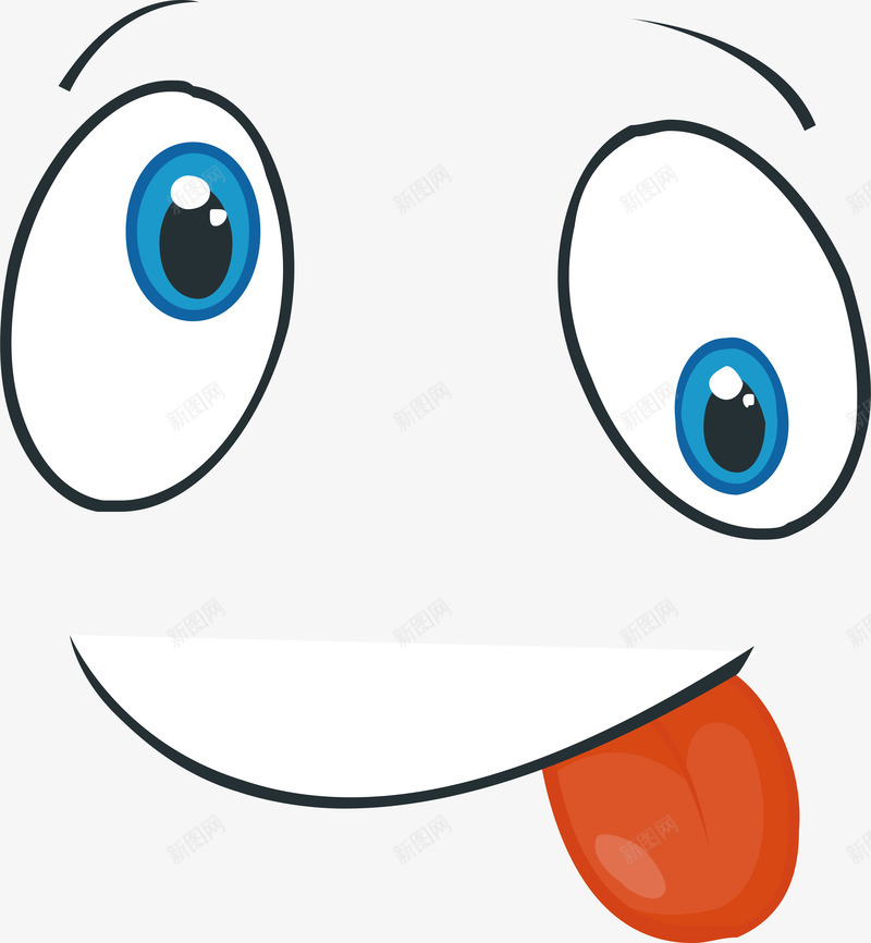 调皮脸型png免抠素材_88icon https://88icon.com 人物脸型 卡通脸型 可爱脸型 微信脸型 惊喜脸型 惊讶脸型 搞怪脸 搞怪脸矢量 搞笑脸型 调皮脸型