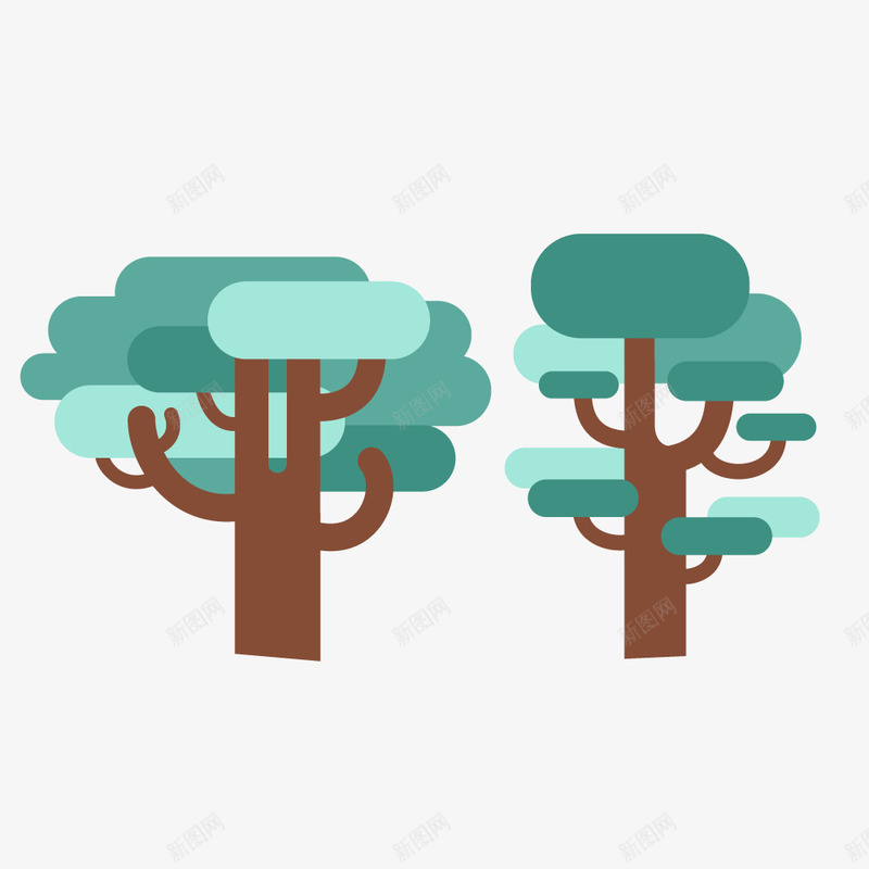 环保大树水彩手绘树木矢量图ai免抠素材_88icon https://88icon.com 后期 大树 景观植物 林木 树 树木 植树节 植物 环保 环保设计 绿化 绿树 绿色 规划 设计 矢量图