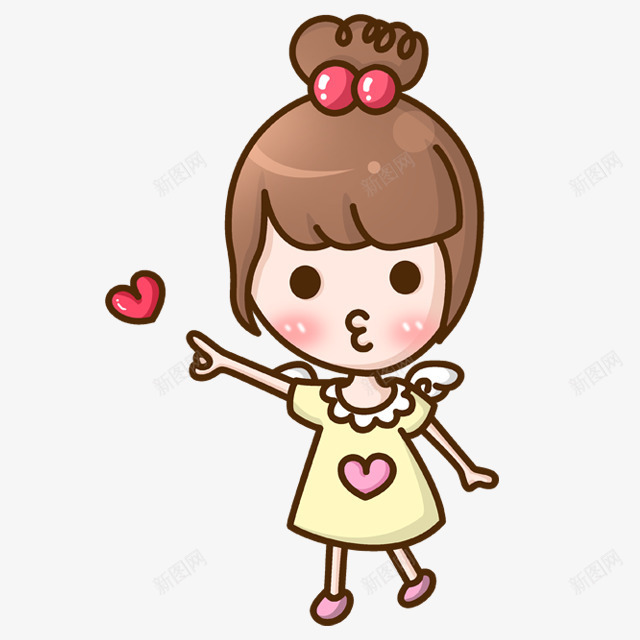 卡通小女孩情侣头像png免抠素材_88icon https://88icon.com 卡通 头像 小女孩 情侣