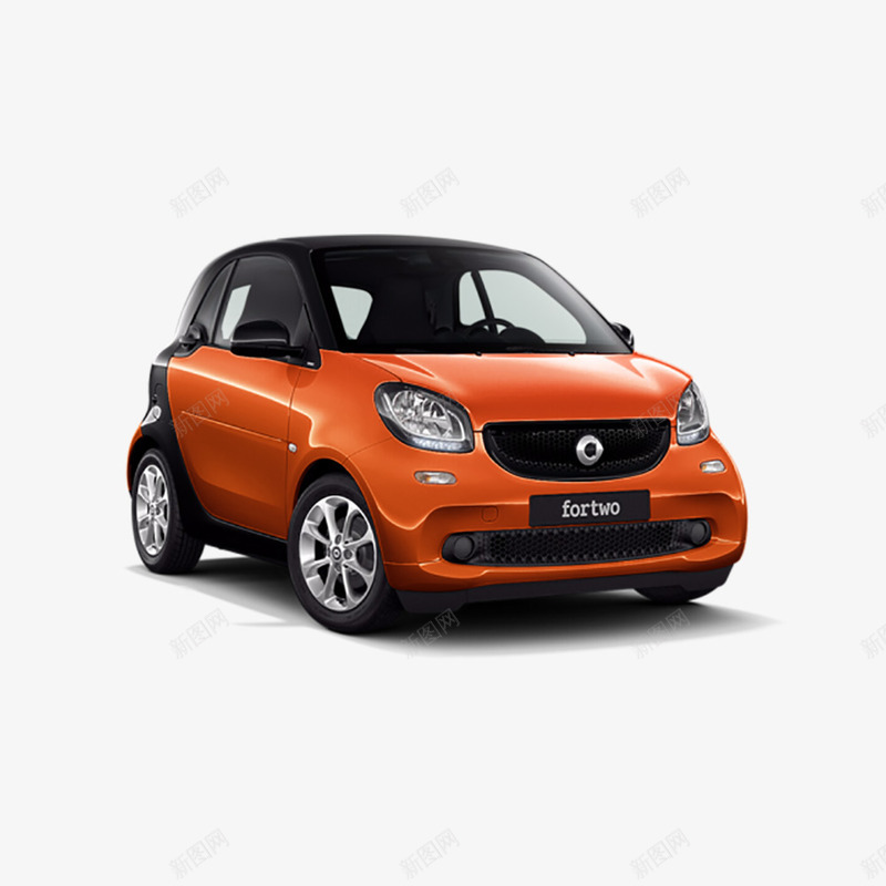 奔驰smartpng免抠素材_88icon https://88icon.com 奔驰smart 小车 橙色 汽车 轿车