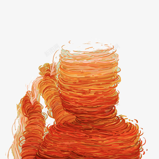 橙色旋转创意视觉png免抠素材_88icon https://88icon.com 创意 旋转 旋转设计 橙色 艺术 视觉 设计