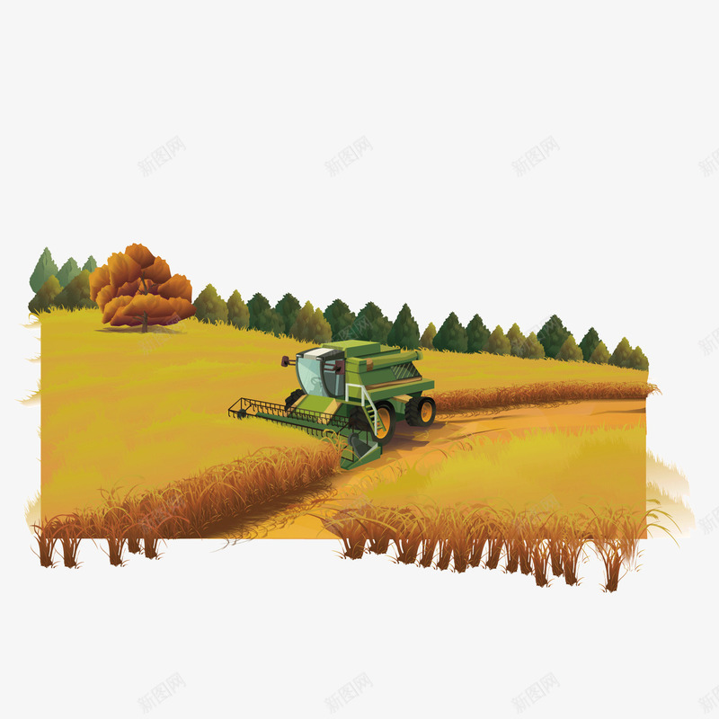 卡通农田牧场乡村生活png免抠素材_88icon https://88icon.com 乡村生活 乡镇 农田 卡通 牧场