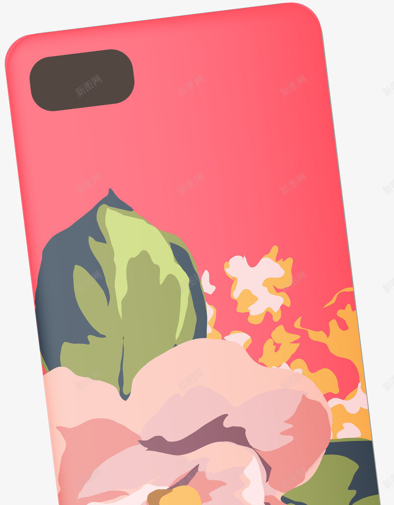 粉红背景印花手机壳png免抠素材_88icon https://88icon.com 卡通手机壳 卡通风格 印花 手机壳 炫彩手机壳 粉红色 背景 被包裹的手机壳 被包裹背景的手机壳