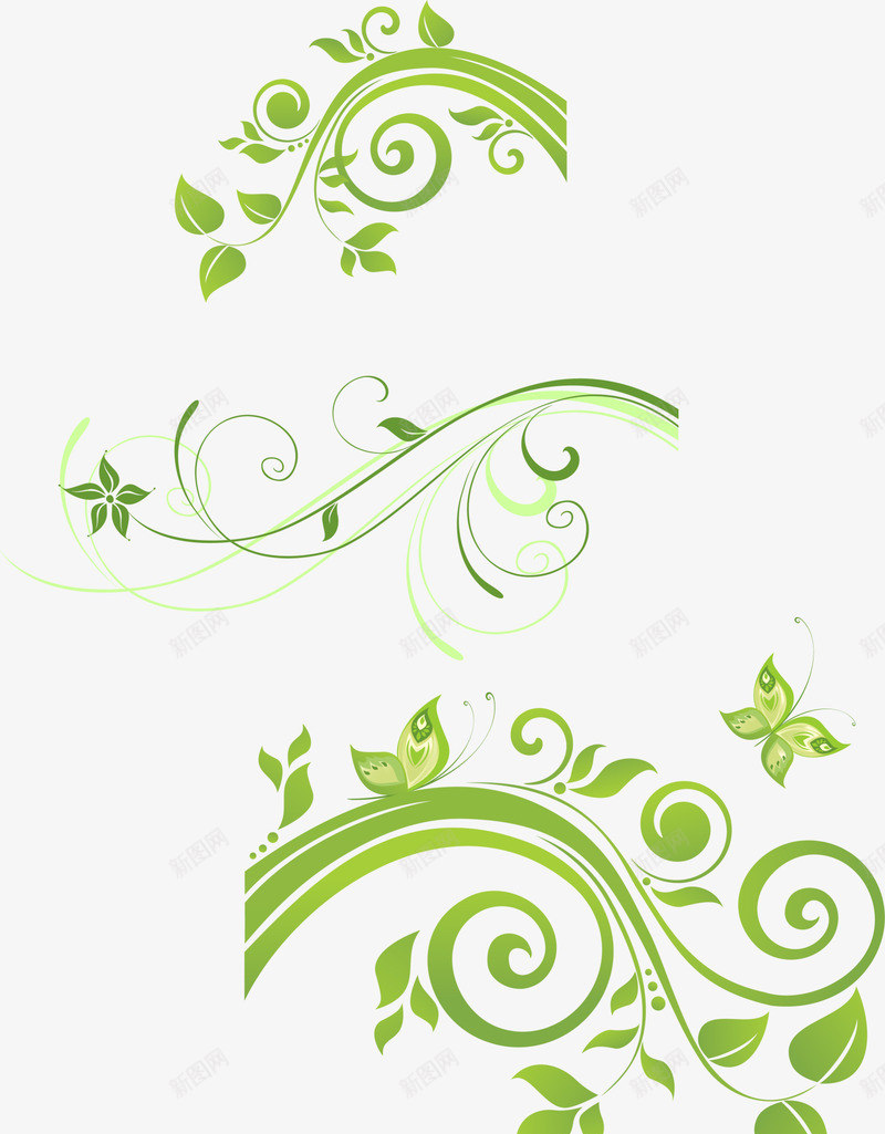 春天绿色藤蔓装饰png免抠素材_88icon https://88icon.com 弯曲藤蔓 春天 植物 绿色叶子 绿色藤蔓 藤蔓装饰