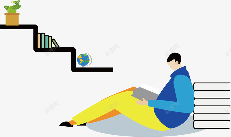 手绘卡通人物读书生活场景元矢量图ai免抠素材_88icon https://88icon.com 人物工作场景 人物形象 人物生活场景 免抠图 卡通 卡通人物 大学生读书 手绘 手绘人物 手绘卡通 手绘卡通人物读书生活场景设计元素免费下载 无 无背景 矢量图 简约的 设计 读书生活场景 透明