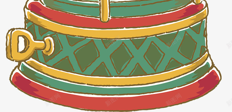 圣诞节旋转木马插画psd免抠素材_88icon https://88icon.com 喜庆 圣诞之夜 圣诞快乐 圣诞树 圣诞礼物 圣诞老人 圣诞节 插画 旋转木马 红色 节日气氛 雪人