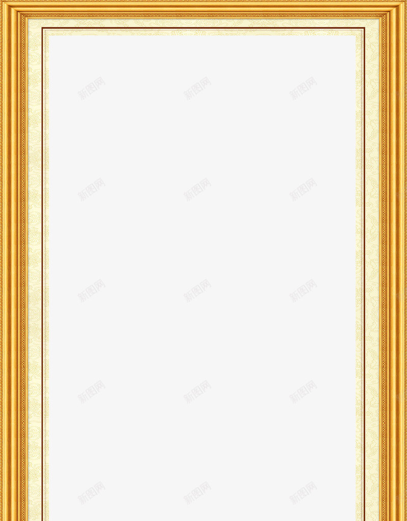黄色复古风格边框彩绘png免抠素材_88icon https://88icon.com 复古 彩绘 边框 风格 黄色
