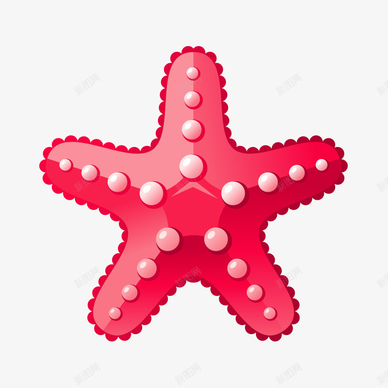 海洋生物海星png免抠素材_88icon https://88icon.com 海底生物 海星 海洋生物 红色