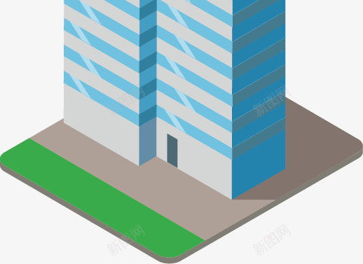 建筑高楼城镇都市矢量图ai免抠素材_88icon https://88icon.com 公路 地产 城市 城镇 建筑 扁平化 招牌 树木 高楼 矢量图