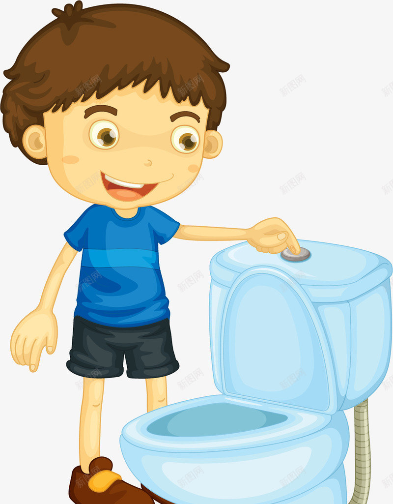 冲洗坐便的卡通男孩png免抠素材_88icon https://88icon.com 人物 儿童 冲洗 卡通坐便 坐便 小朋友 日常生活 男孩