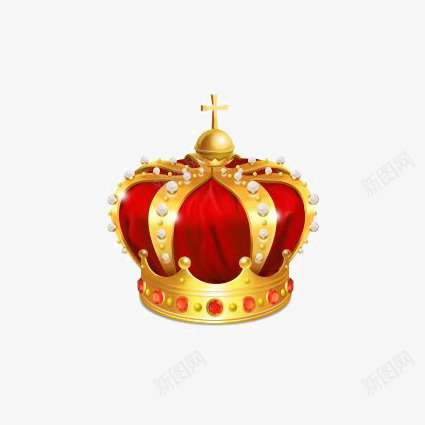 金色王冠png免抠素材_88icon https://88icon.com 国王 头冠 皇冠 镶钻