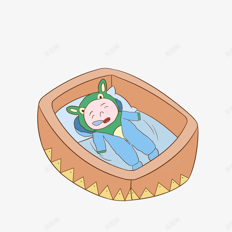 卡通老实的在摇篮里呼呼大睡的小png免抠素材_88icon https://88icon.com 卡通手绘 卡通老实的在摇篮里呼呼大睡的小婴儿素材免费下载 呼呼大睡 小婴儿 打呼噜 摇篮 老实