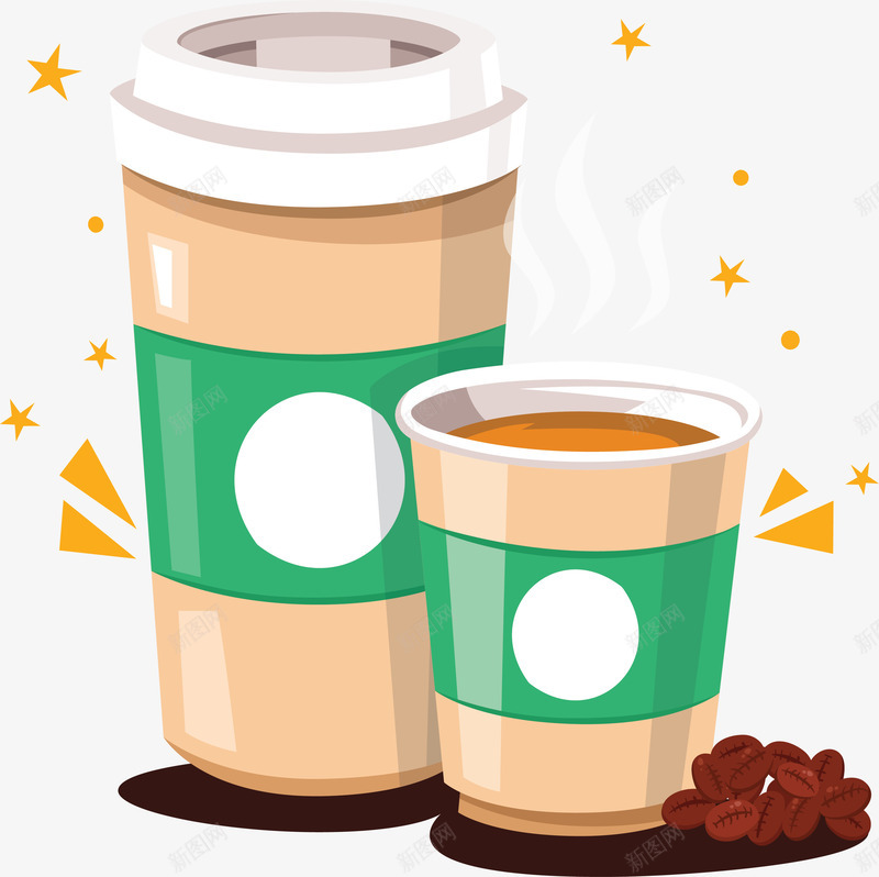 外带下午茶美味咖啡矢量图ai免抠素材_88icon https://88icon.com 下午茶 咖啡 咖啡豆 外带咖啡 奶茶 矢量png 矢量图