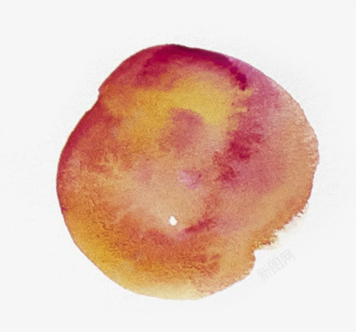 圆形笔触png免抠素材_88icon https://88icon.com 毛笔 水彩 泼墨 红色