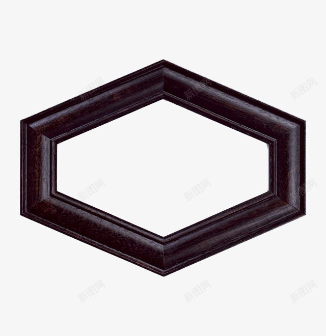 黑色菱形相框png免抠素材_88icon https://88icon.com 相框 菱形 装裱 装饰 黑色