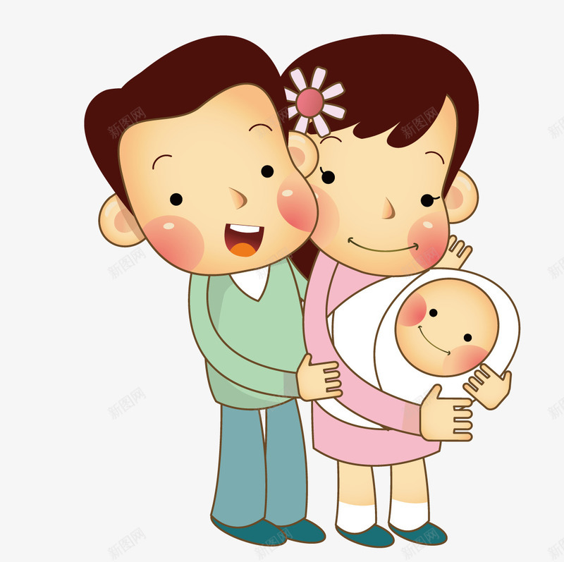 抱着可爱婴儿的妈妈矢量图ai免抠素材_88icon https://88icon.com 可爱 妈妈 婴儿 矢量图