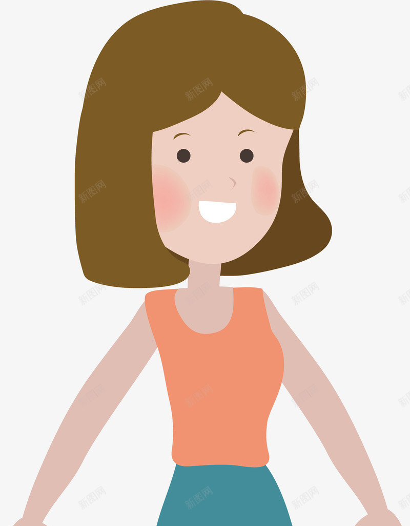 卡通家庭主妇矢量图ai免抠素材_88icon https://88icon.com 人物 人物卡通 卡通头像 和睦 家庭主妇 小女孩人物 小孩 小男孩 欢乐 男孩 矢量卡通 矢量图