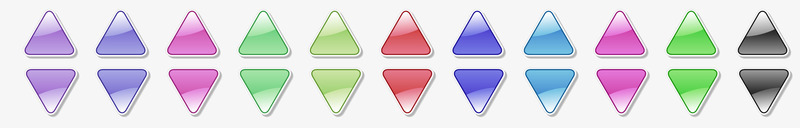 水晶按钮箭头png免抠素材_88icon https://88icon.com 按钮 水晶 箭头