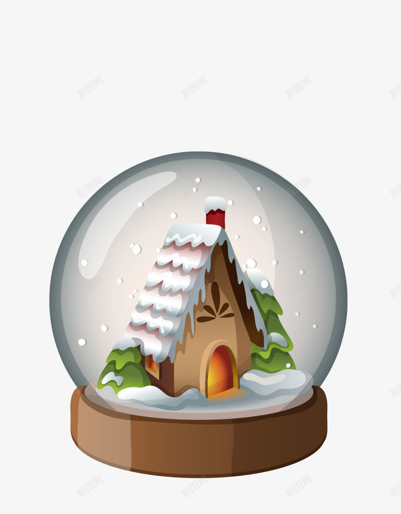 圣诞节圣诞水晶球卡通插画手绘png免抠素材_88icon https://88icon.com 圣诞水晶球卡通 圣诞节 手绘 插画