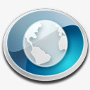 蓝色卡通式水晶按钮png免抠素材_88icon https://88icon.com 蓝色卡通式水晶按钮
