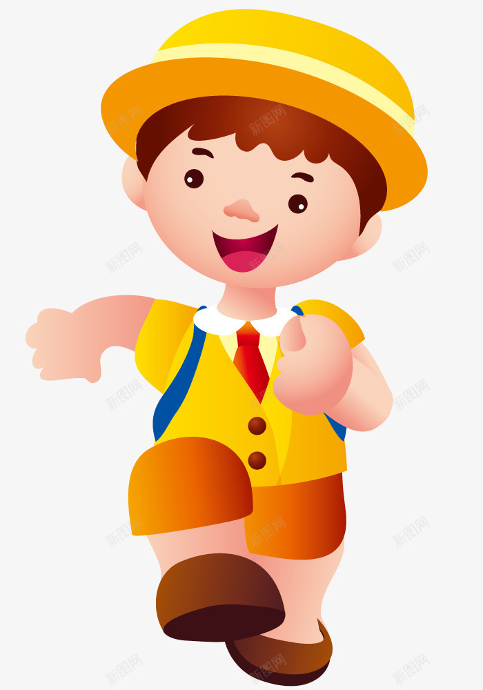 在走路的小孩png免抠素材_88icon https://88icon.com 孩子 手绘 插画 矢量人物 走路