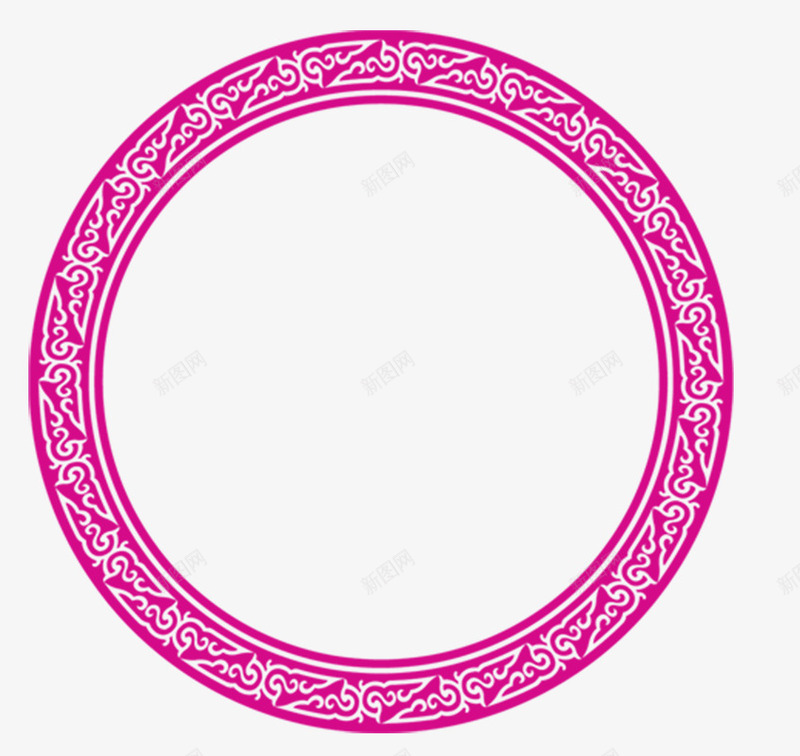 圆环复古装饰花纹png免抠素材_88icon https://88icon.com 剪纸 艺术 花纹 装饰
