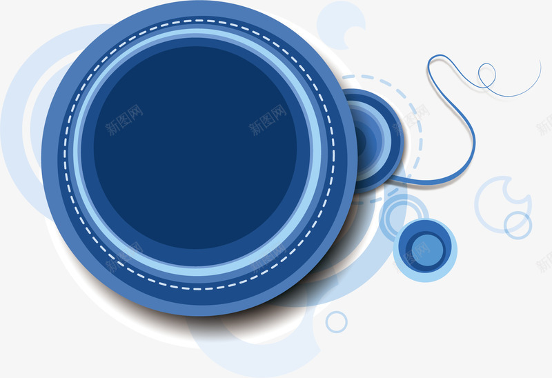圆环文案背景元素线条扁平化png免抠素材_88icon https://88icon.com 圆环 扁平化 文案背景 文案背景元素 线条