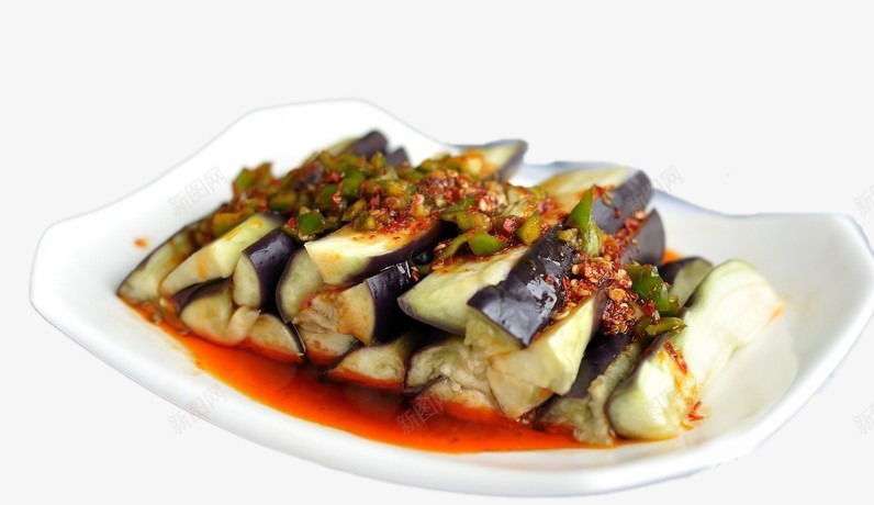 凉拌茄子png免抠素材_88icon https://88icon.com 传统美食 凉拌茄子 实物图 摄影图 美食 美食图片 餐饮