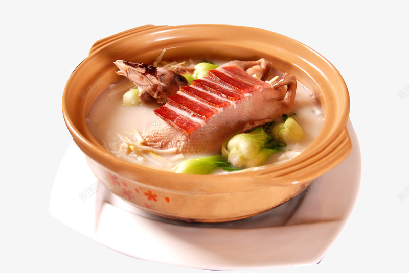 笋干老鸭煲png免抠素材_88icon https://88icon.com 产品实物 传统美食 摄影 笋干老鸭煲 餐饮美食 鸭子