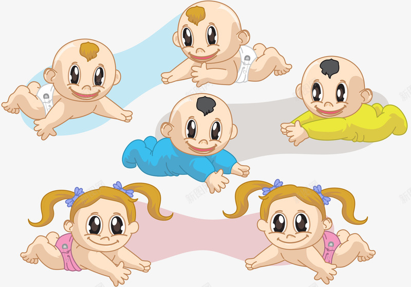 学爬婴儿宝宝矢量图ai免抠素材_88icon https://88icon.com 婴儿 学爬行的宝宝 宝宝 宝宝PNG 矢量婴儿 矢量图