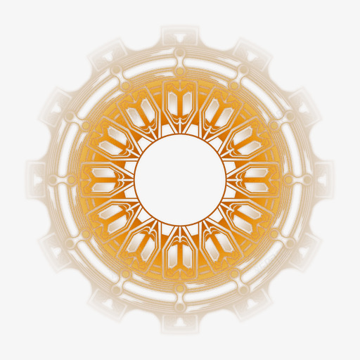 圆形金色环元素png免抠素材_88icon https://88icon.com 元素 圆形 金色