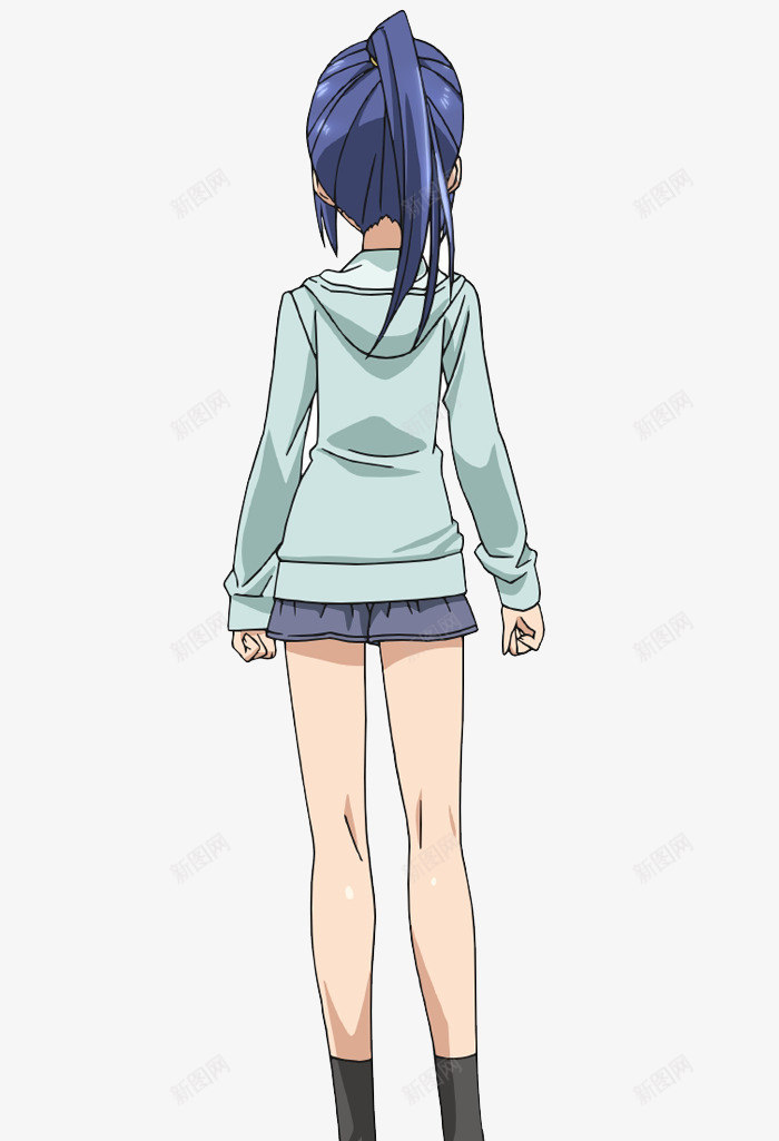 小女孩背影png免抠素材_88icon https://88icon.com 动漫 卡通 小女孩
