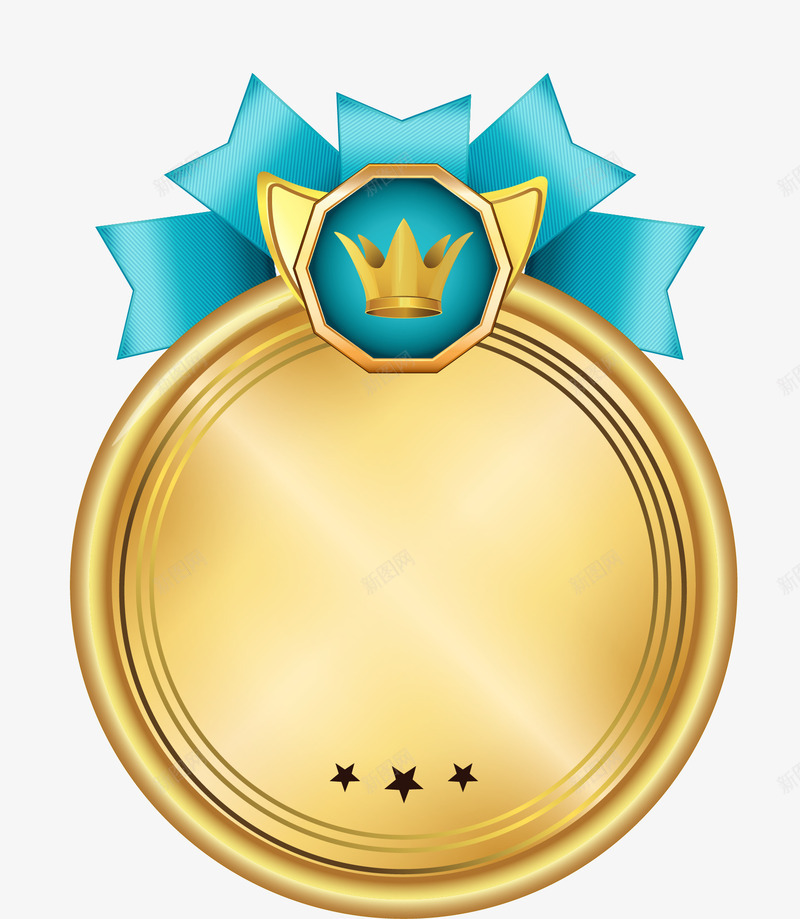 手绘蓝色圆环标签png免抠素材_88icon https://88icon.com 手绘 简约 蓝色圆环标签