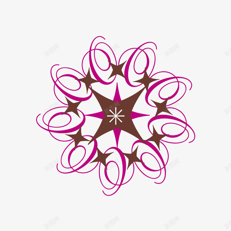 花团花纹png免抠素材_88icon https://88icon.com 潮流 缠绕 花团 花纹 花纹创意