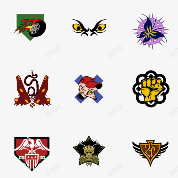 汽车贴纸psd免抠素材_88icon https://88icon.com 免费PNG素材 潮流 贴纸 车贴