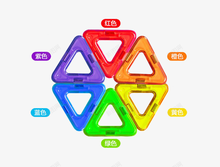 各种颜色磁力片png免抠素材_88icon https://88icon.com 宝宝玩具 开发智力 无毒玩具 磁力片