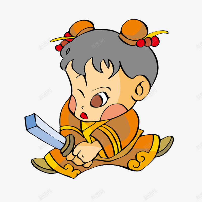 卡通人物小孩子png免抠素材_88icon https://88icon.com 卡通人物 小孩子 形象 调皮的孩子
