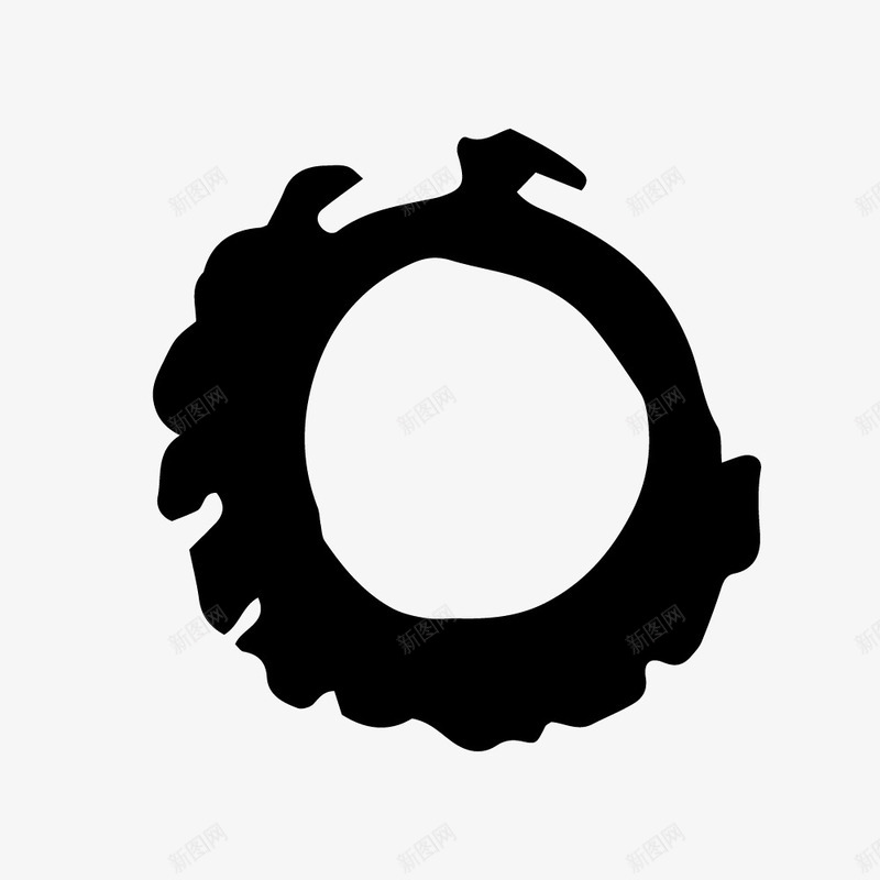传统圆环毛笔圈png免抠素材_88icon https://88icon.com 传统 圆圈 圆环 毛笔 毛笔圆圈 黑色