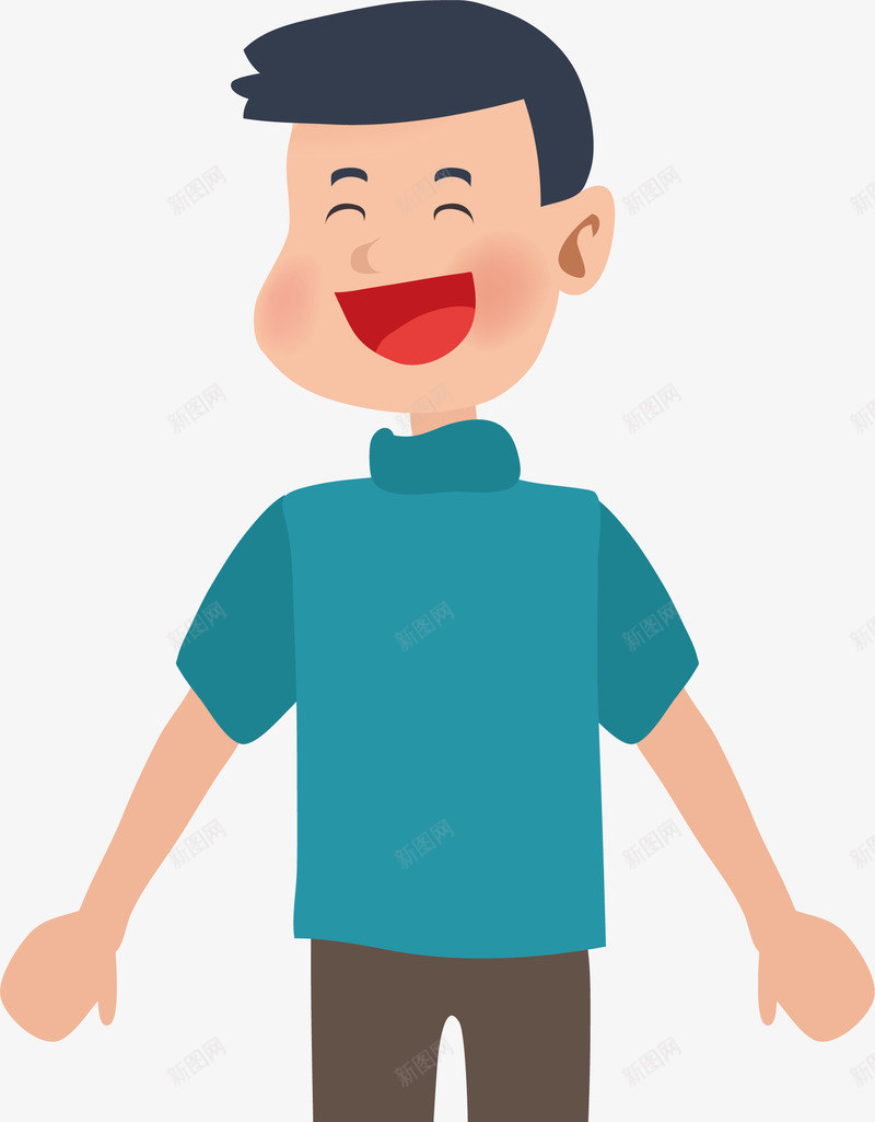 卡通欢乐男士矢量图ai免抠素材_88icon https://88icon.com 人物 人物卡通 卡通头像 和睦 小女孩人物 小孩 小男孩 欢乐 欢乐男士 男孩 矢量卡通 矢量图