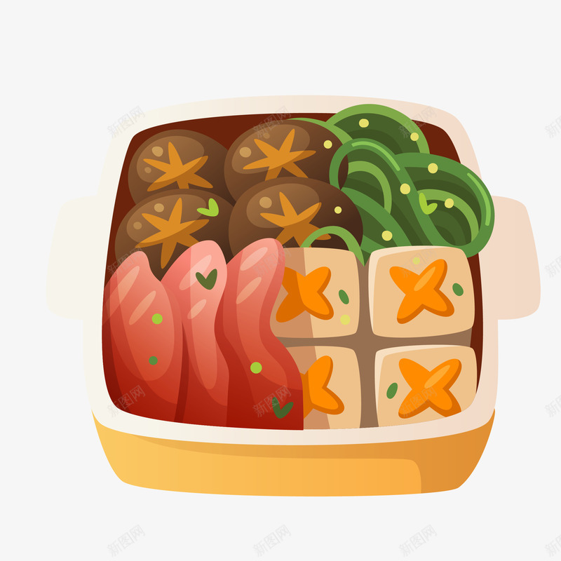 卡通盒饭矢量图ai免抠素材_88icon https://88icon.com PNG图 PNG图下载 创意卡通 卡通 卡通插图 快餐 插图 料理 料理插图 盒饭 矢量图 美味食物