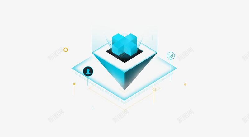 创意质感科技蓝色的加号png免抠素材_88icon https://88icon.com 创意 加号 科技 蓝色 质感