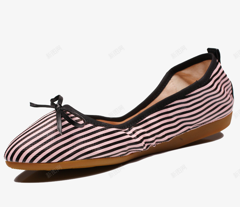 条纹舒适平底布鞋png免抠素材_88icon https://88icon.com 产品实物 女鞋 布鞋 平底 条纹