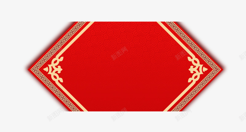 红色背景菱形空白板psd免抠素材_88icon https://88icon.com 空白板 红色背景 背景 花纹 菱形 装饰图案